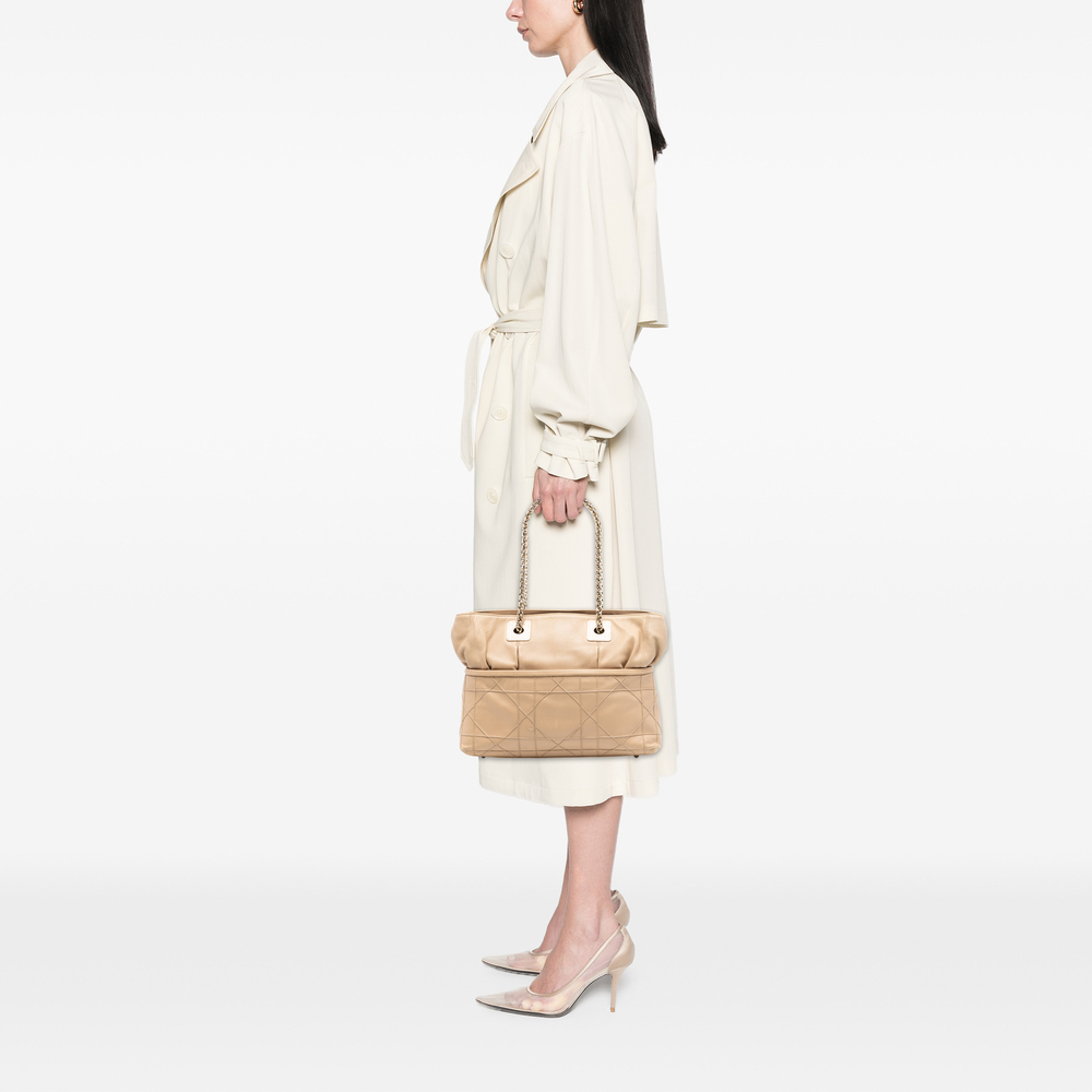 Pre-Loved Dior Lambskin Cannage Granville Chain Tote - Picture 7 of 7